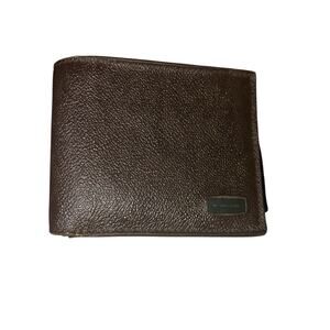 Michael Kors Men's Wallet Black textured Grain Leather Bifold